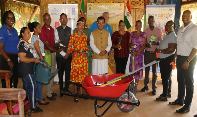 Indian Minister visits Dominica, promotes sustainability