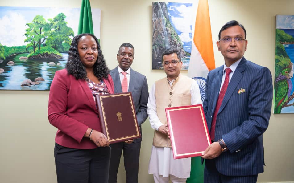 India-Dominica sign MoUs to boost healthcare, roads