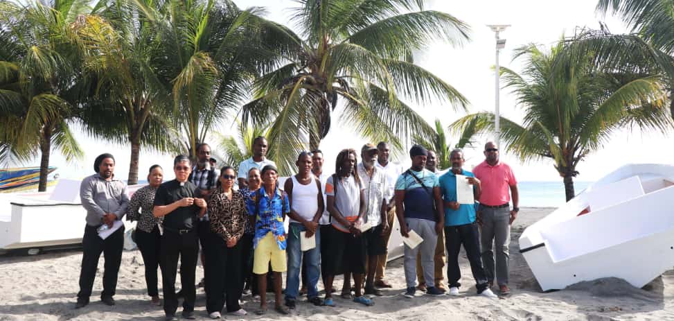 Dominica hands over 10 fishing boats to St. Joseph fishers