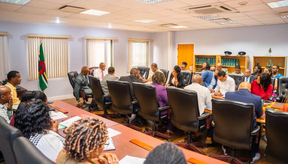 PM Skerrit meets NEPO for Hurricane Season preparedness