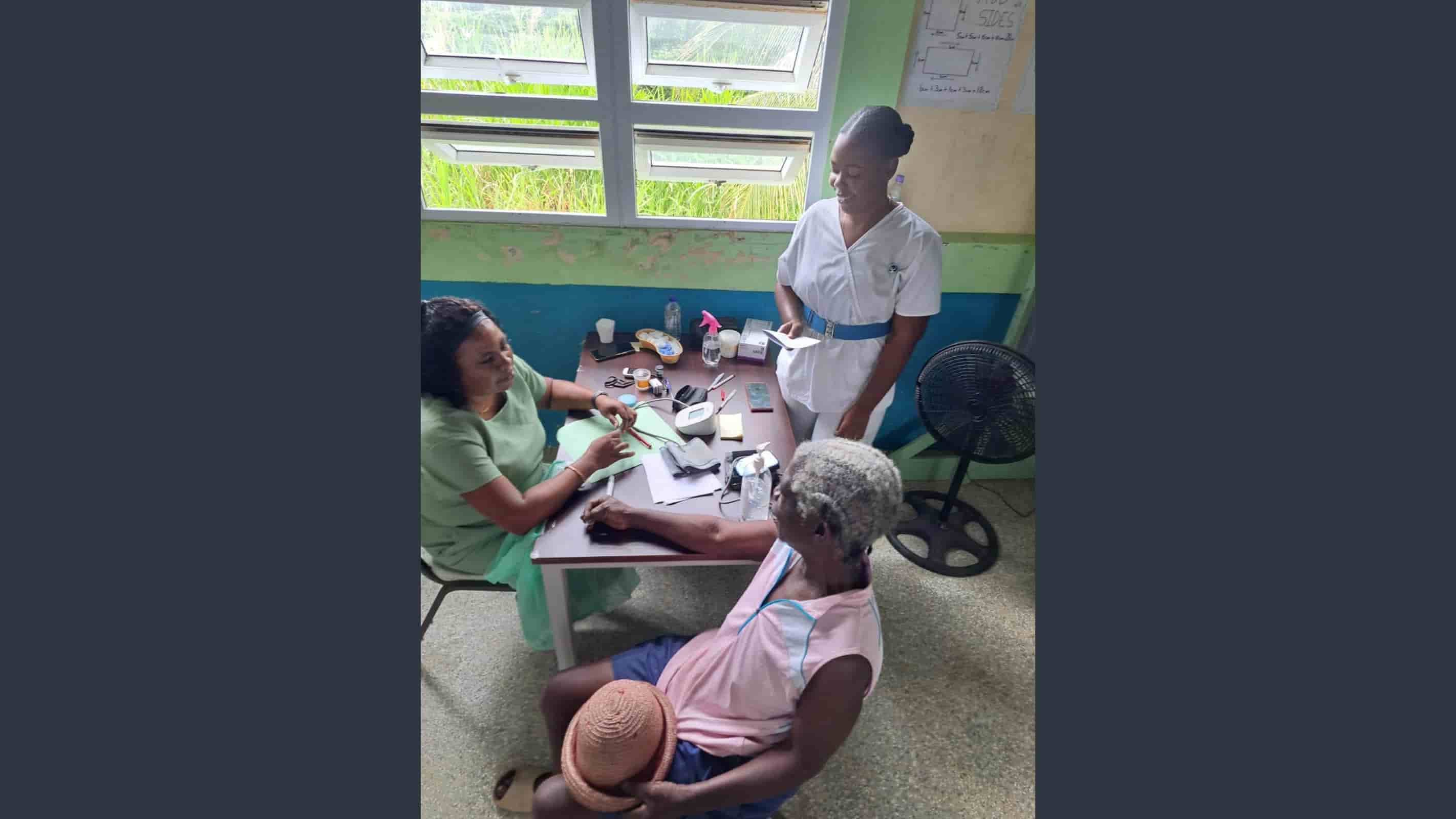 Grand Fond Men Receive Free Health Services