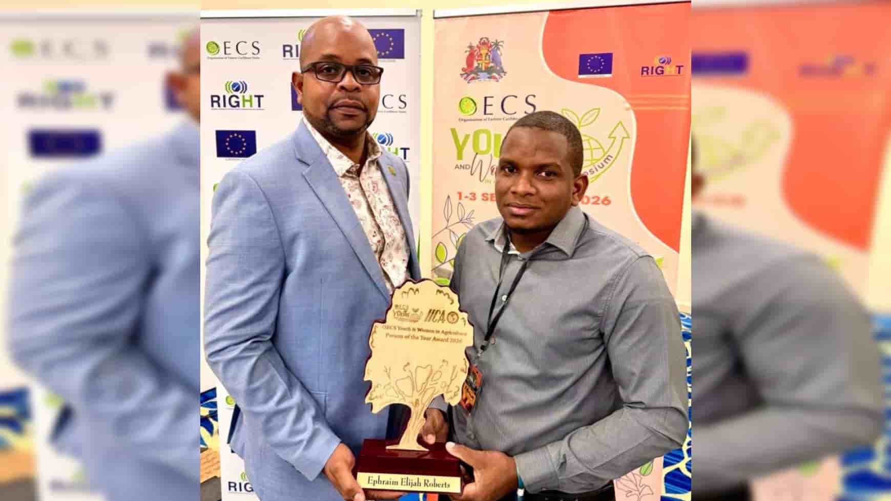 Ephraim Roberts named OECS Young Farmer of 2026 | Dominica News