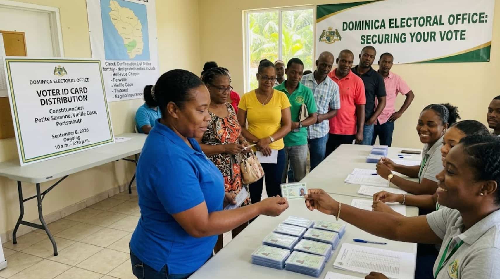 Dominica Begins Voter ID Distribution
