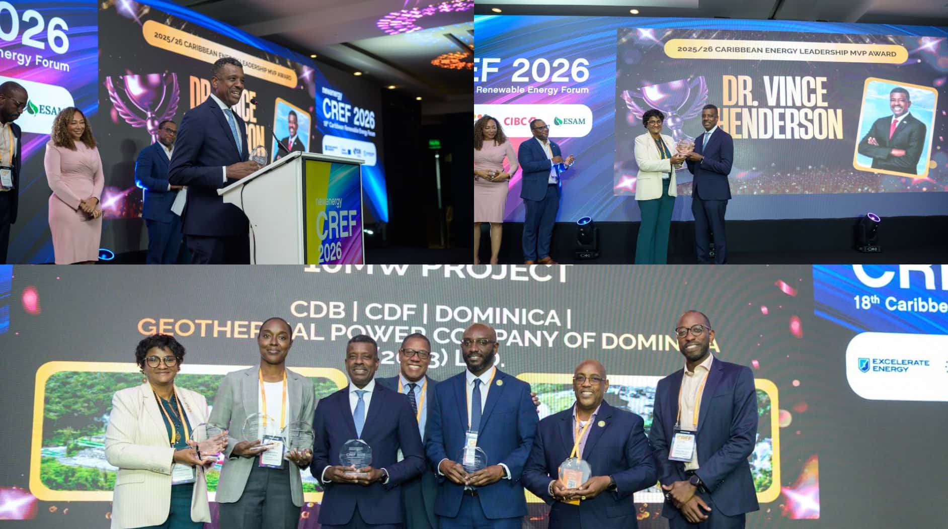 Dominica wins three awards for Geothermal Energy Project